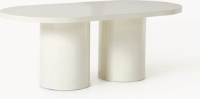Mesa oval para jardim Saya, 200 x 100 cm