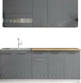 Conjunto de cozinha modular Tiffa Grey 102