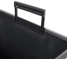 Vaso c/ interior removível 21/49 L + aspeto cimento antracite