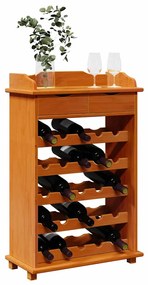 Aparador de Vinho 90x60x30 cm Madeira Sólida de Pinho