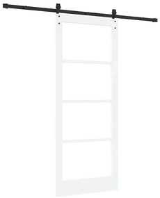 Porta Deslizante vidaXL com Ferragens 'ORKDAL'Branca 86x211 cm