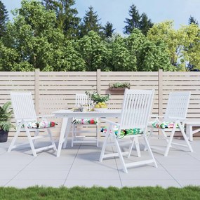 vidaXL Almofadões p/ cadeira 4 pcs tecido oxford multicor