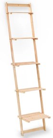 vidaXL Estante escada de parede madeira de cedro 41,5x30x176 cm
