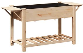 Planta com Prateleiras vidaXL 155x59x76 cm Madeira de Pinho