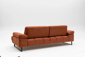Sofá-cama de 3 Lugares Mustang – Laranja – 239x99x83 cm