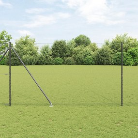 Cerca Hexagonal vidaXL Cinza 1,6x100 m Aço