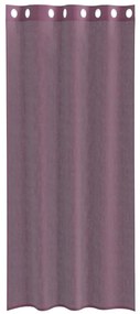 Cortinas de voile com ilhós 2 pcs roxo 140x225 cm