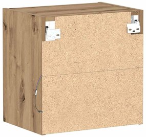 Prateleira Flutuante 2 pcs Carvalho Artesanal 40x28.5x40 cm Madeira La