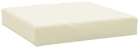 Almofadões p/ paletes 3 pcs tecido oxford branco nata