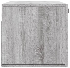 Armário parede 80x36,5x35 cm derivados de madeira cinza sonoma