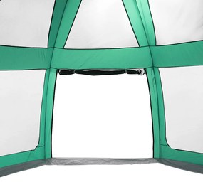 Tenda para piscina com mosca amovível e paredes de rede