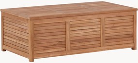 Banco de jardim em madeira de teca com arrumação Trento