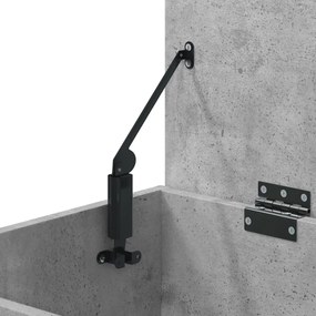 Banco sapateira 60x30x45 cm derivados madeira cinzento cimento