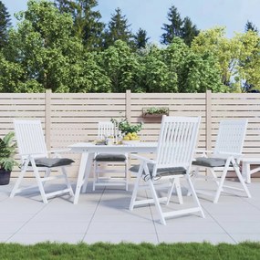 vidaXL Almofadões de cadeira 4 pcs 50x50x7 cm tecido oxford cinzento