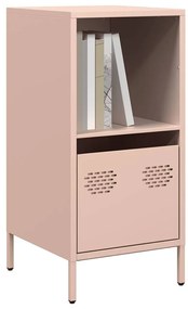 Aparador 35x39x73,5 cm aço laminado a frio rosa