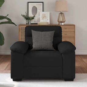 Poltrona 60 cm tecido preto