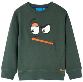 Camisola para criança verde-escuro 92