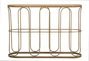 MESA CONSOLA SAMUI 110X32X77 CM COR NATURAL