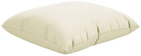 Almofadas de sofá 4 pcs 50x50 cm tecido cor creme
