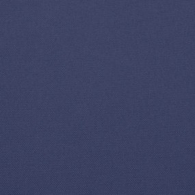 Almofadão p/ banco jardim 120x50x4cm tecido oxford azul-marinho