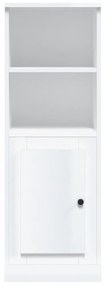 Aparador alto 36x35,5x103,5 cm deriv. madeira branco brilhante