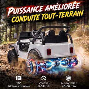 Carro Elétrico para Crianças 3 a 6 anos, 101 x 65 x 61 cm, Comando à Distância