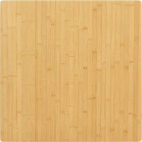 vidaXL Tampo de mesa 90x90x2,5 cm bambu