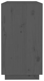 Aparador 100x40x75 cm madeira de pinho maciça cinza