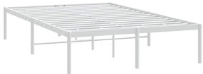 Estrutura de cama 135x190 cm metal branco