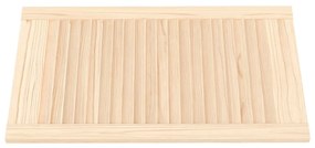 Portas de armário 2 pcs com design de persiana pinho maciço