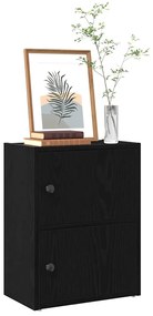Estante 40x24x52 cm derivados de madeira carvalho preto