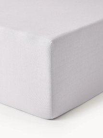 Lençol com elástico para cama de casal em mistura de jersey e elastano Lara