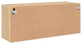 Móvel de parede para TV 100x30x41 cm carvalho sonoma