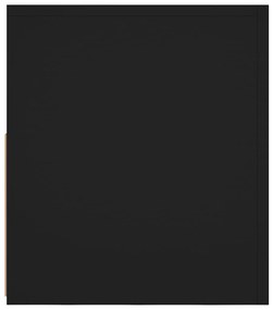 Móvel de TV com luzes LED 120x35x40 cm preto
