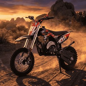 MINI MOTO INFANTIL GASOLINA 65CC MTR XZR THUNDER VERMELHA