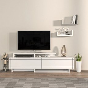 Móvel de TV Tammy – Branco – 180 cm x 54 cm x 36,8 cm