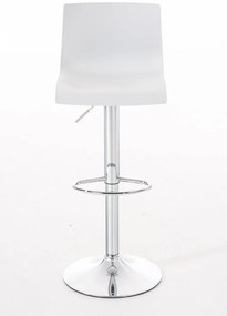 Banco de bar Hoover 39 x 84-104 x 36 cm Branco