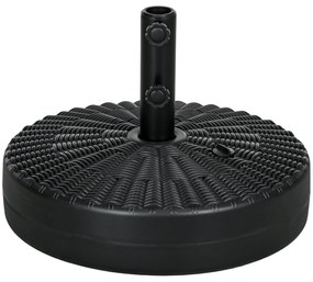 Base para Chapéu de Sol Redondo Suporte para Chapéu de Sol Recarregáve