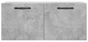 Armário parede 80x36,5x35 cm derivados madeira cinzento sonoma