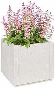 Plantador de Jardim Branco 36 x 36 x 35 cm em PP