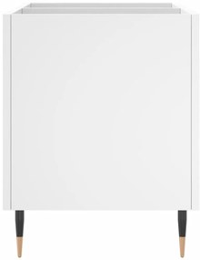 Armário para discos 74,5x38x48 cm derivados de madeira branco