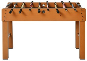 HOMCOM Matraquilho Profissional para Crianças e Adultos Mesa de Matraquilho com 8 Barras e 2 Bolas para Casa Sala de Jogos 122x61x80,7 cm Madeira
