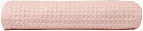 Toalha de banho em algodão com textura favo de mel Cherry Pink