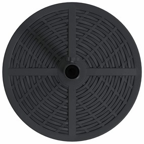 Base de Parasol vidaXL com Rodas para Postes de Ø38-48 mm 13 kg Redond