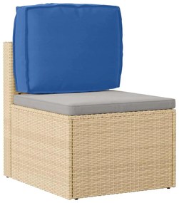 Almofada Azul Royal para Palete - Encosto 50 x 40 x 12 cm, Tecido Oxfo
