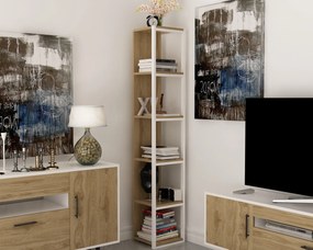 Estante Texas – Carvalho Branco – 33,7x180x29,5 cm