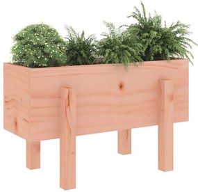 Vaso/floreira de jardim 62x30x38 cm madeira de douglas maciça
