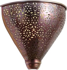 Aplique de Parede Oriental Cobre com Padrão - Muraf
