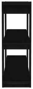 Estante/divisória 100x30x87 cm preto