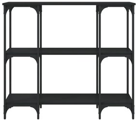Mesa consola 102x35x90 cm derivados de madeira preto